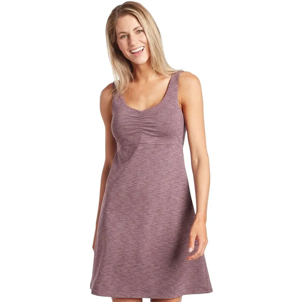 Kuhl Barberry Purple Marled Harmony Active Tank Dress